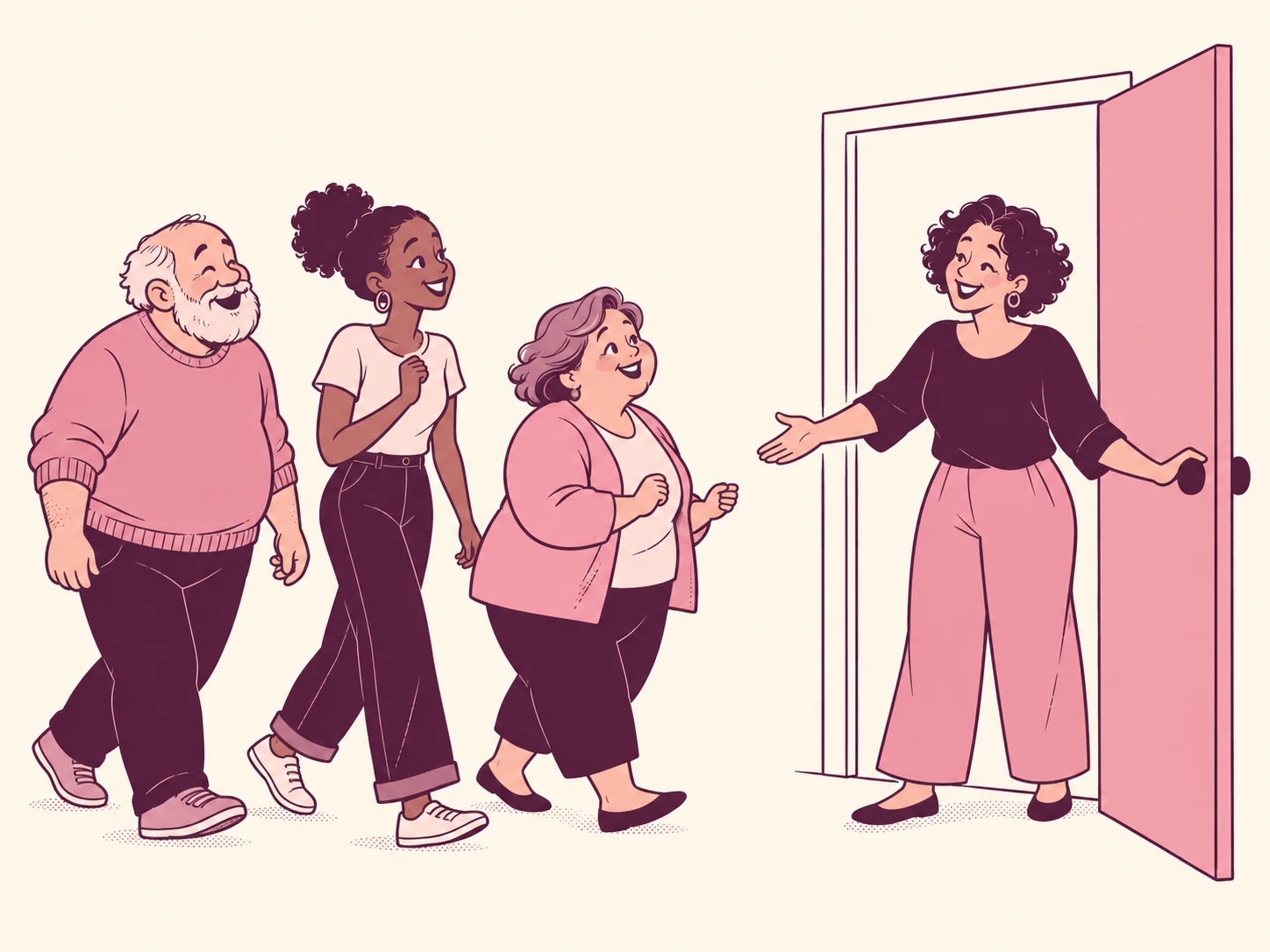 A creator welcoming fans into a shared community space